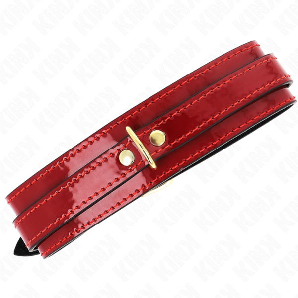 kink---collar-ajustable-rojo-vino-detalles-dorados-29-42.5-cm-x-4-cm-1