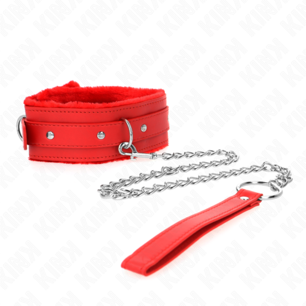 kink---collar-con-correa-65-cm-con-restricciones-rojo-ajustable-36-42-cm-x-5.5-cm-1