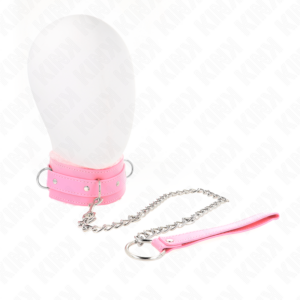 kink---collar-con-correa-65-cm-con-restricciones-rosa-ajustable-36-42-cm-x-5.5-cm-0