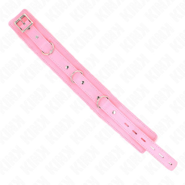 kink---collar-con-correa-65-cm-con-restricciones-rosa-ajustable-36-42-cm-x-5.5-cm-4