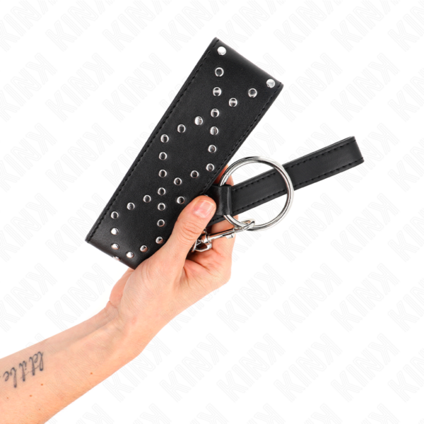 kink---collar-con-correa-65-cm-con-tachuelas-plateadas-modelo-3-ajustable-36-43-cm-x-5-cm-4