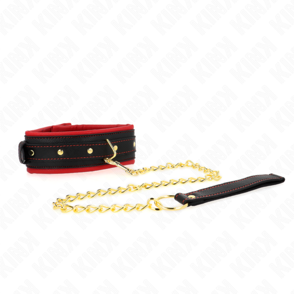 kink---collar-con-correa-de-tejido-liso-ajustable-33-48-cm-x-5.7-cm-1