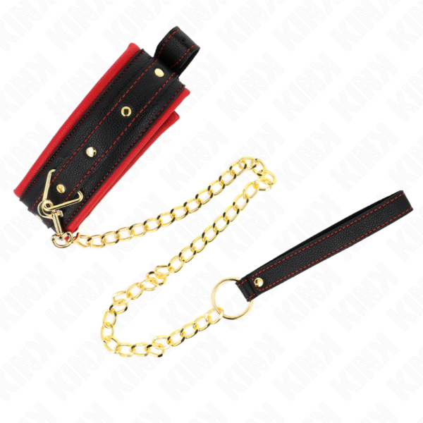 kink---collar-con-correa-de-tejido-liso-ajustable-33-48-cm-x-5.7-cm-2