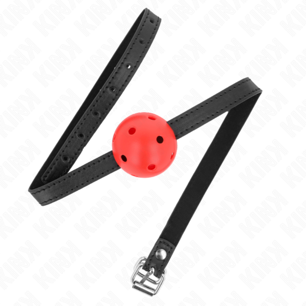 kink---mordaza-de-bola-4.5-cm-transpirable-simplicity-rojo-62-x-1.5-cm-1