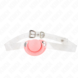 kink---mordaza-forma-chupete-5.5-x-4-cm-rosa-ajustable-43-60-cm-0