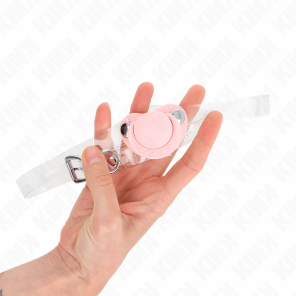 kink---mordaza-forma-chupete-5.5-x-4-cm-rosa-ajustable-43-60-cm-2