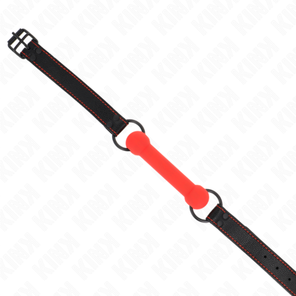 kink---mordaza-forma-de-hueso-con-correa-polipiel-rojo-ajustable-41-57-cm-2