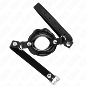 kink---mordaza-labial-8-cm-con-correa-de-polipiel-negro-63-x-2-cm-ajustable-39-58-cm-0