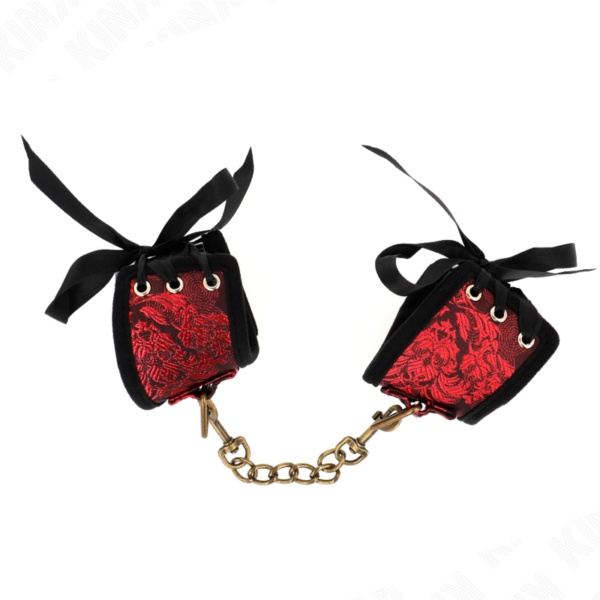kink---muÑequeras-diseÑo-escÁndalo-rojo-negro-detalle-lazo-24.5-cm-x-6.5-cm-1