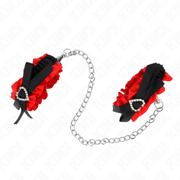 kink---muÑequeras-elÁsticas-de-encaje-con-detalle-corazÓn-rojo-ajustable-22-35-cm-1