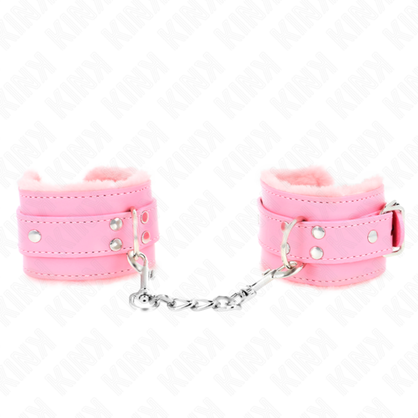 kink---muÑequeras-forradas-rosa-con-correa-rosa-ajustable-20-29-cm-x-5.5-cm-1