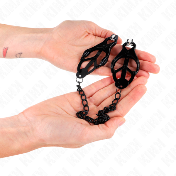 kink---pinzas-para-pezones-estilo-japonÉs-con-cadena-negro-30-cm-3