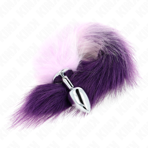 kink---plug-anal-talla-s-7-x-3-cm-con-cola-sintÉtica-40-cm-violeta-2
