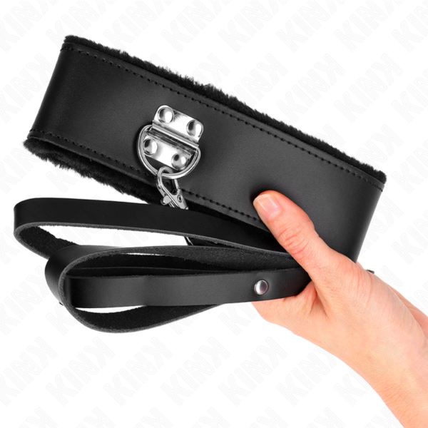 kink---collar-con-correa-116-cm-de-piel-negro-ajustable-40-48-cm-x-6-cm-2