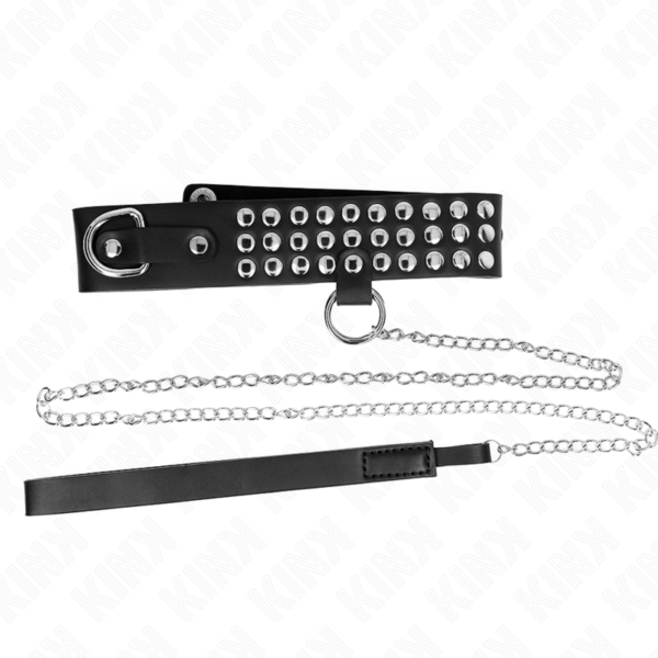 kink---collar-con-correa-65-cm-con-brillos-ajustable-37-42-cm-x-5.3-cm-2