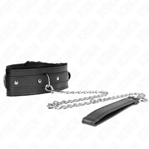 kink---collar-con-correa-65-cm-con-restricciones-negro-ajustable-36-42-cm-x-5.5-cm-2