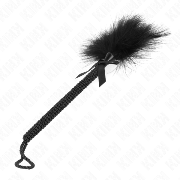 kink---masajeador-de-cuerda-de-nailon-con-plumas-para-cosquillas-y-lazo-negro-25-cm-1