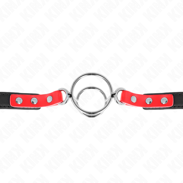 kink---mordaza-con-mÚltiples-juntas-tÓricas-4-/-4.8-cm-rojo-ajustable-38-x-56-cm-3