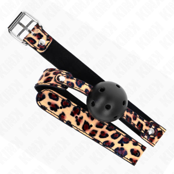 kink---mordaza-de-bola-4.5-cm-transpirable-leopardo-65-x-2.5-cm-3
