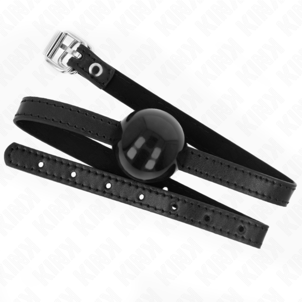 kink---mordaza-de-bola-4-cm-sÓlida-simple-negro-65-x-1.5-cm-1