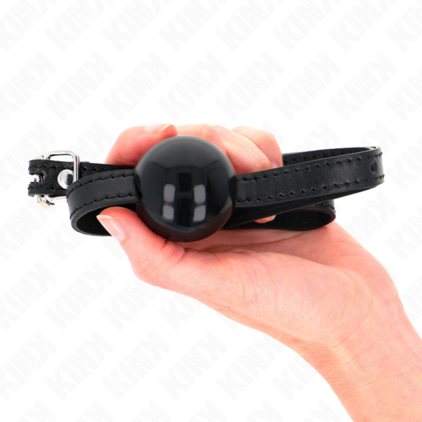 kink---mordaza-de-bola-4-cm-sÓlida-simple-negro-65-x-1.5-cm-3