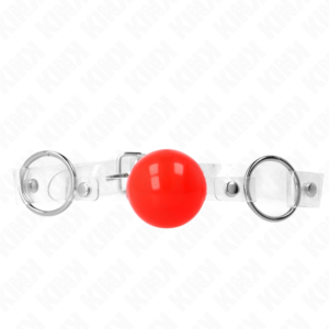 kink---mordaza-de-bola-roja-de-pvc-transparente-ajustable-0