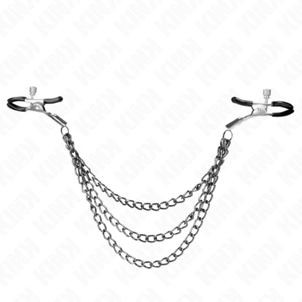 kink---pinzas-para-pezones-con-triple-cadena-negro-20/23/28-cm-1