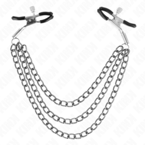 kink---pinzas-para-pezones-con-triple-cadena-negro-20/23/28-cm-0