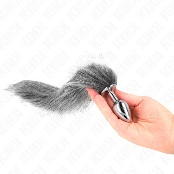 kink---plug-anal-talla-s-7-x-3-cm-con-cola-sintÉtica-40-cm-plateado-2