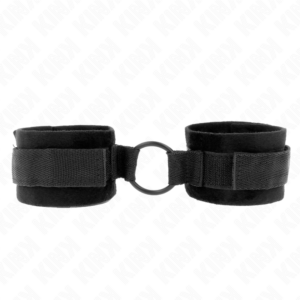 kink---muÑequeras-25-cm-para-principiantes-con-anilla-4-cm-negro-ajustable-15-25-cm-0