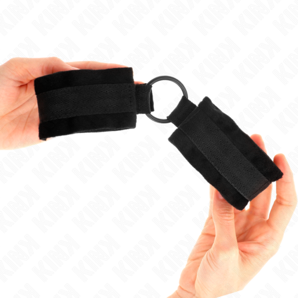kink---muÑequeras-25-cm-para-principiantes-con-anilla-4-cm-negro-ajustable-15-25-cm-2