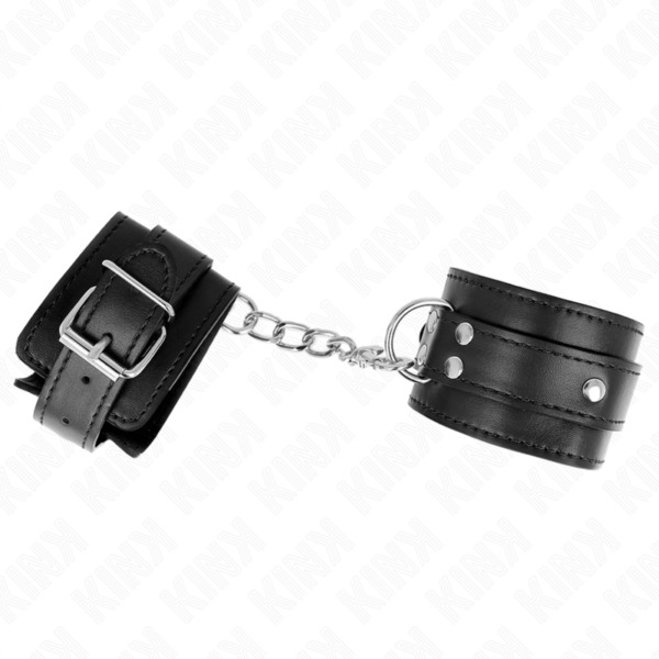 kink---muÑequeras-con-3-anillas-en-d-ajustable-negro-17.5-25-cm-x-6-cm-1