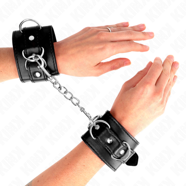 kink---muÑequeras-con-3-anillas-en-d-ajustable-negro-17.5-25-cm-x-6-cm-3