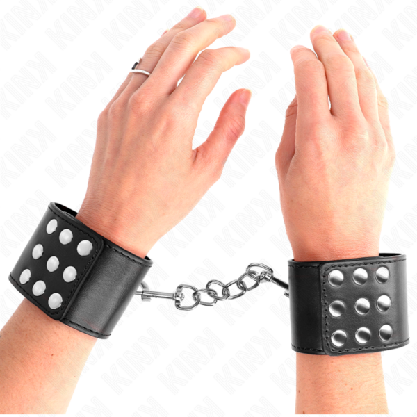 kink---muÑequeras-con-cierre-a-presiÓn-ajustable-negro-19-24-cm-x-5.5-cm-3