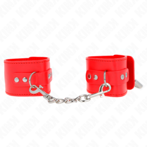 kink---muÑequeras-con-cierre-candado-rojo-ajustable-16-23-cm-x-5.5-cm-0