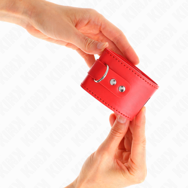 kink---muÑequeras-con-cierre-candado-rojo-ajustable-16-23-cm-x-5.5-cm-2