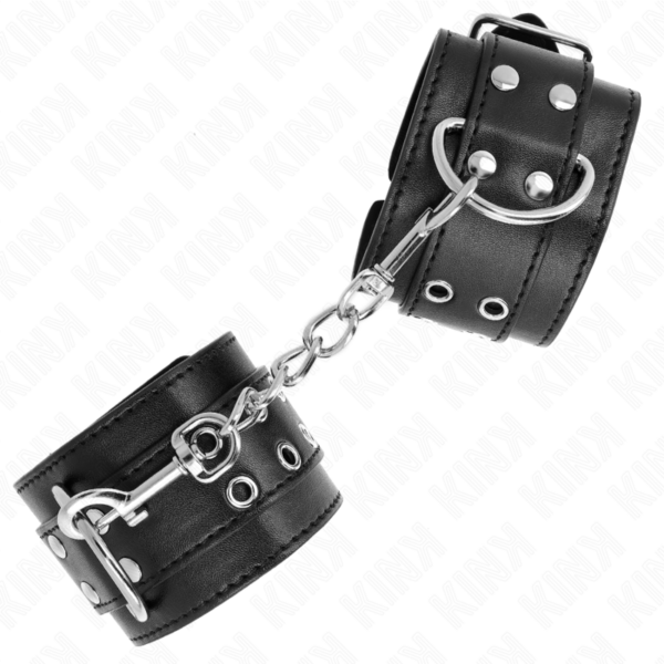 kink---muÑequeras-con-doble-lÍnea-de-tachuelas-negro-austable-19-26-cm-1