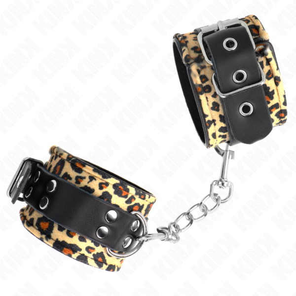 kink---muÑequeras-de-cuero-estilo-leopardo-ajustable-18-29-cm-x-5.5-cm-1