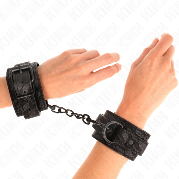 kink---muÑequeras-de-encaje-ajustable-negro-19-26-cm-3
