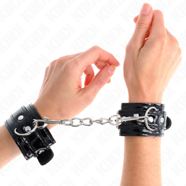 kink---muÑequeras-de-neopreno-brillante-ajustable-17-24-cm-x-4.5-cm-3