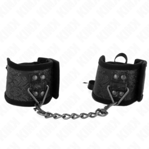kink---muÑequeras-diseÑo-escÁndalo-negro-detalle-lazo-24.5-cm-x-6.5-cm-0
