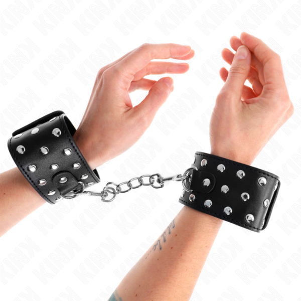 kink---muÑequeras-estilo-punk-ajustable-19-24-cm-x-5.5-cm-3