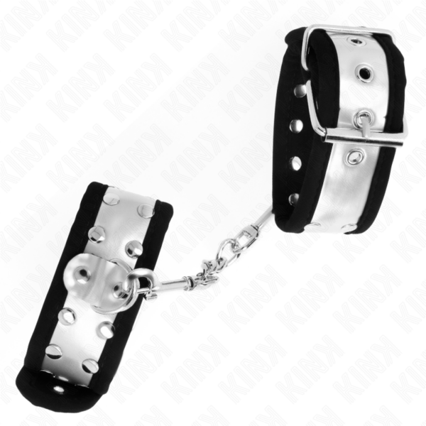kink---muÑequeras-finas-negro-/-plateado-30-x-4-cm-1