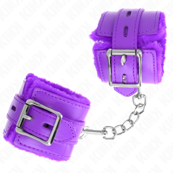 kink---muÑequeras-forradas-con-agujeros-cuadrados-violeta-y-correa-violeta-ajustable-17-29-cm-x-6-cm-1