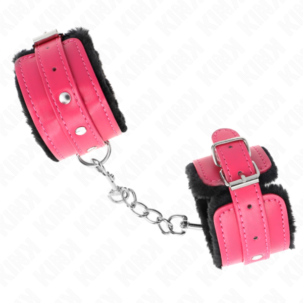 kink---muÑequeras-forradas-premium-negro-con-correa-fucsia-ajustable-17-29-cm-x-6-cm-1