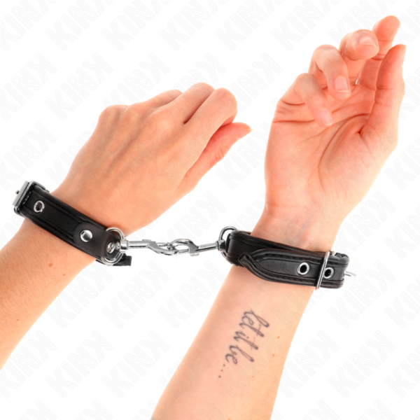 kink---muÑequeras-mini-negro-con-tachuelas-ajustable-16-22-cm-x-2-cm-3