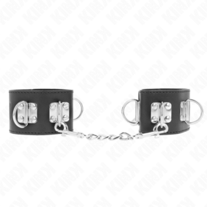 kink---muÑequeras-multiposiciÓn-con-cierre-candado-negro-ajustable-16-23-cm-x-5.5-cm-0