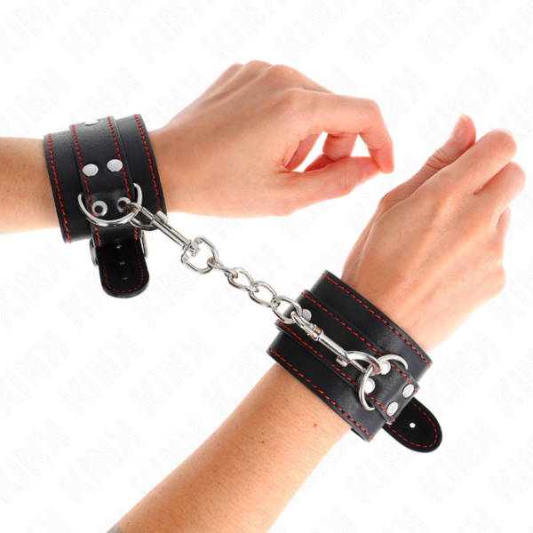 kink---muÑequeras-negro-con-detalles-en-rojo-ajustable-20-28-cm-x-5.5-cm-2
