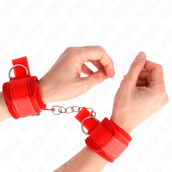 kink---muÑequeras-neopreno-rojo-42-x-5-cm-3