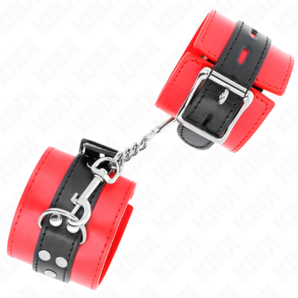 kink---muÑequeras-rojo-con-correa-negro-ajustable-17-28-cm-x-6-cm-1